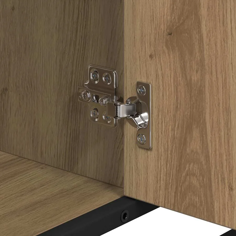 Ensemble de mobilier de salle de bain 3 pc Chêne artisanal - 11