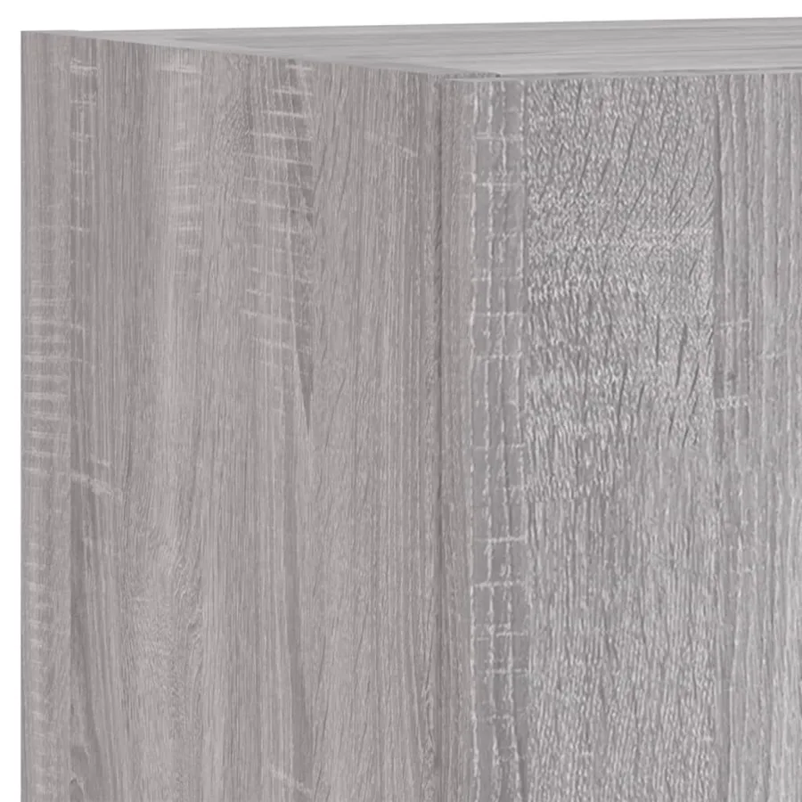 Unités murales TV avec LED 5 pcs gris sonoma bois d'ingénierie - 10
