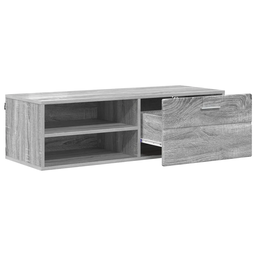 Cabinet en Bois avec tiroir Gris Sonoma 100,5 x 39 x 30 cm - 5