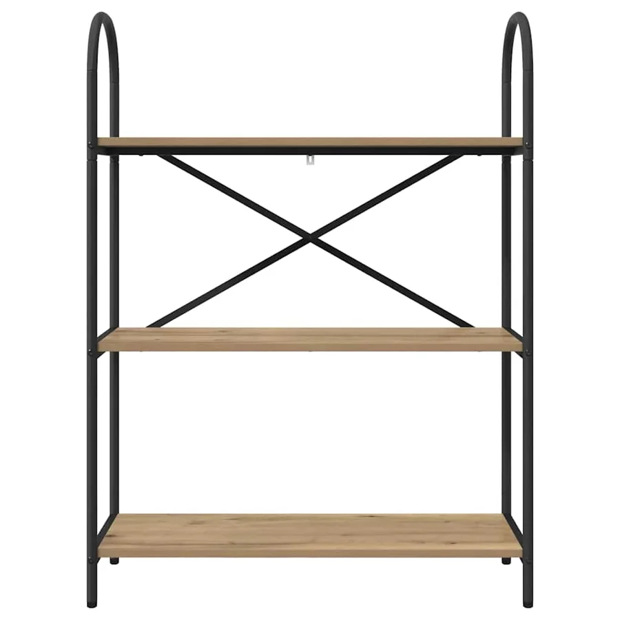 Étagère 3 niveaux 80 x 30 x 109 cm Bois d'ingénierie - 5