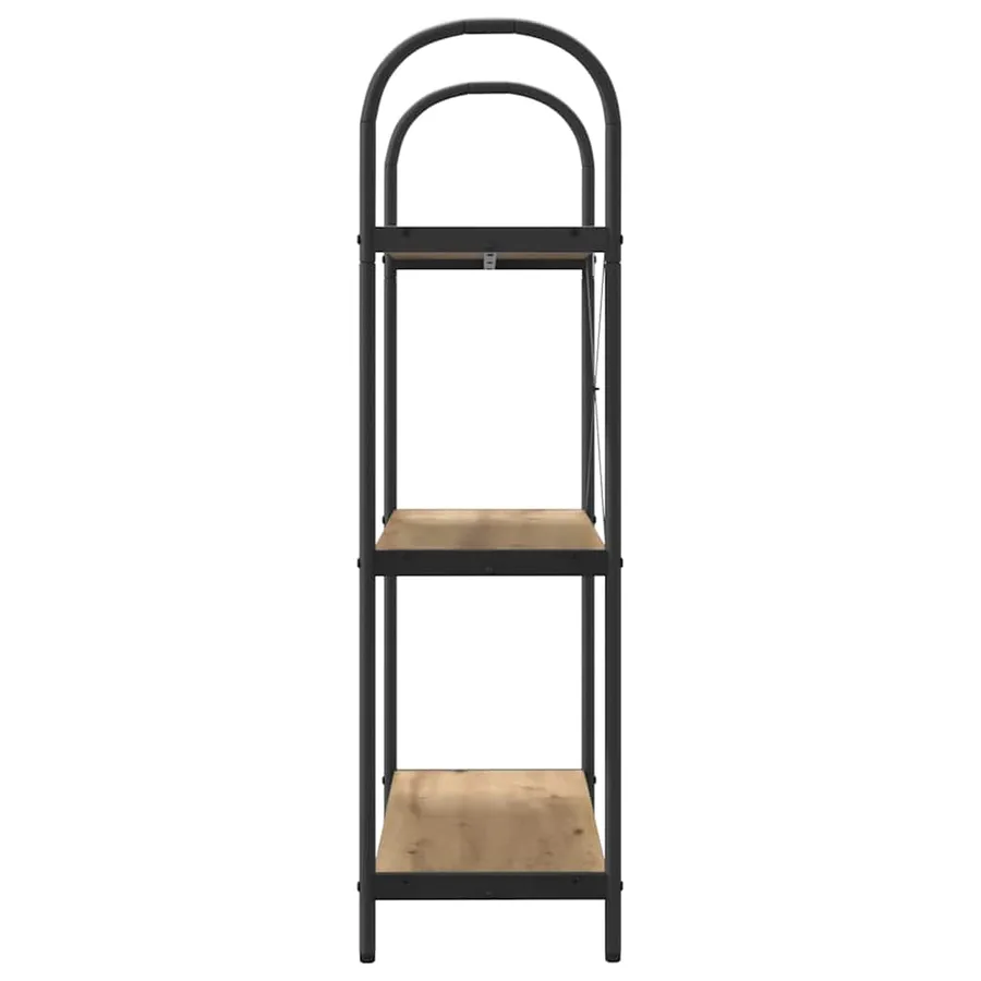 Étagère 3 niveaux 80 x 30 x 109 cm Bois d'ingénierie - 6