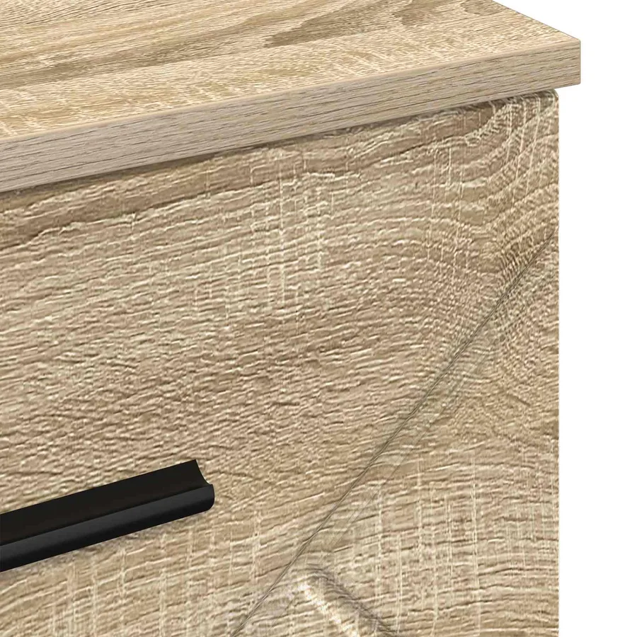 Cabinet de chevet avec tiroir Chêne sonoma 38 x 38 x 66 cm - 8