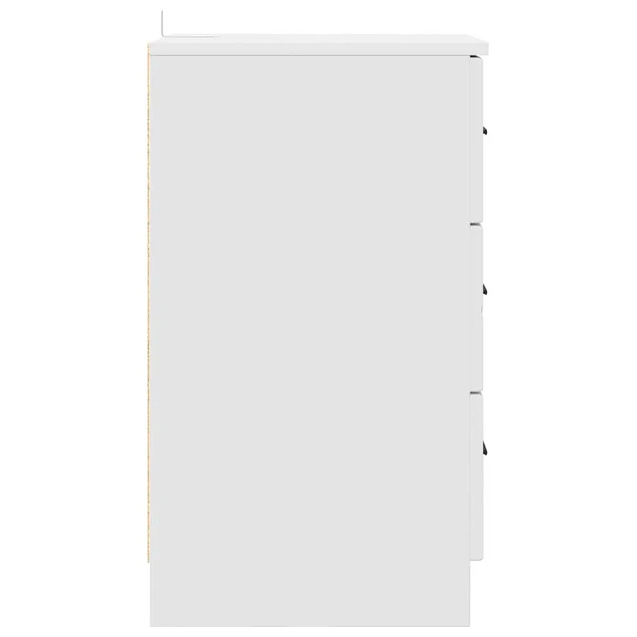 Cabinet de chevet Blanc 38 x 38 x 66 cm Bois d'ingénierie - 7