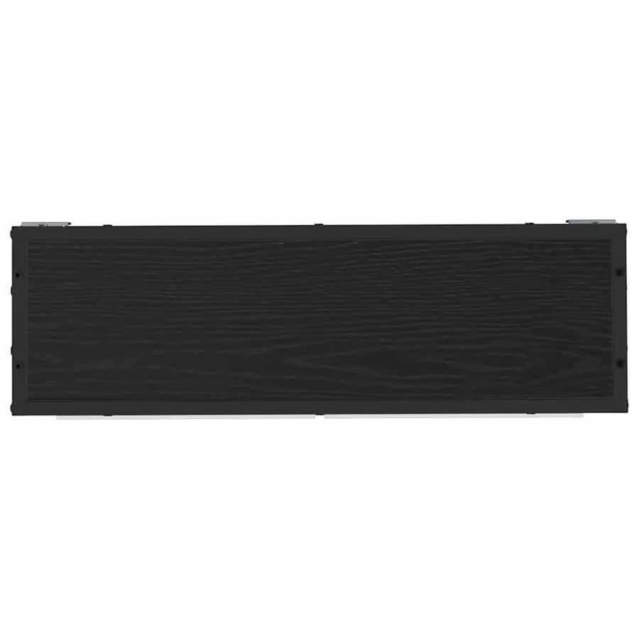 Étagère Murale avec étagère Chêne noir 65 x 20 x 60 cm - 9