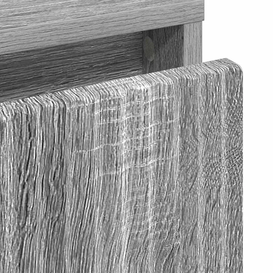 Table de chevet Sonoma gris 63,5 x 36 x 61 cm Bois d'ingénierie - 11