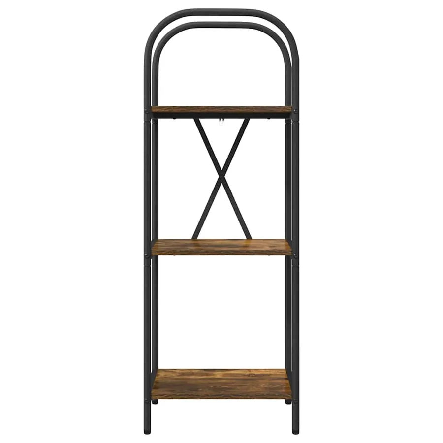 Étagère Chêne fumé 40 x 30 x 109 cm Bois d'ingénierie - 5