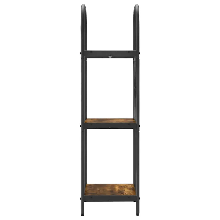 Étagère Chêne fumé 40 x 30 x 109 cm Bois d'ingénierie - 6