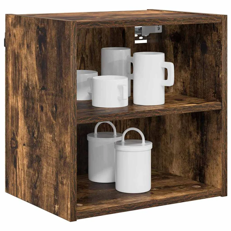 Armoire suspendue avec stockage Chêne fumé 40 x 29,5 x 40 cm - 3