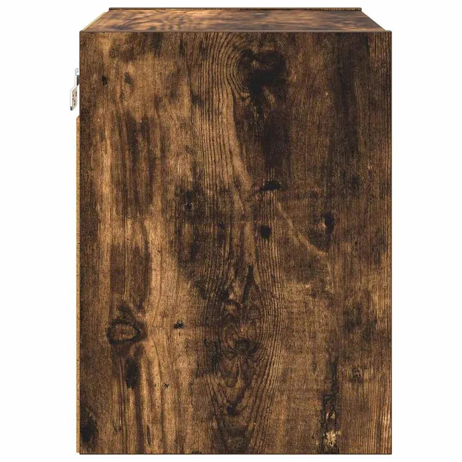 Armoire suspendue avec stockage Chêne fumé 40 x 29,5 x 40 cm - 6