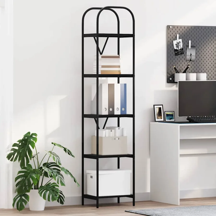 Étagère Chêne noir 40 x 30 x 183 cm Bois d'ingénierie