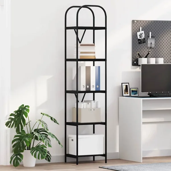 Étagère Chêne noir 40 x 30 x 183 cm Bois d'ingénierie