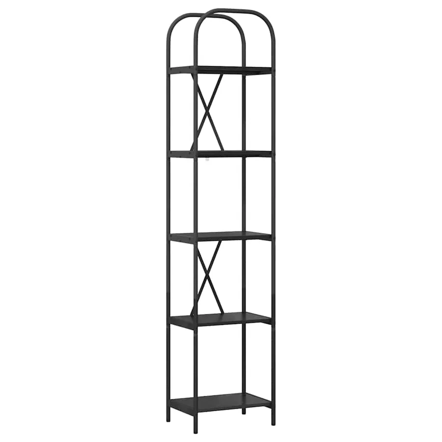 Étagère Chêne noir 40 x 30 x 183 cm Bois d'ingénierie - 2