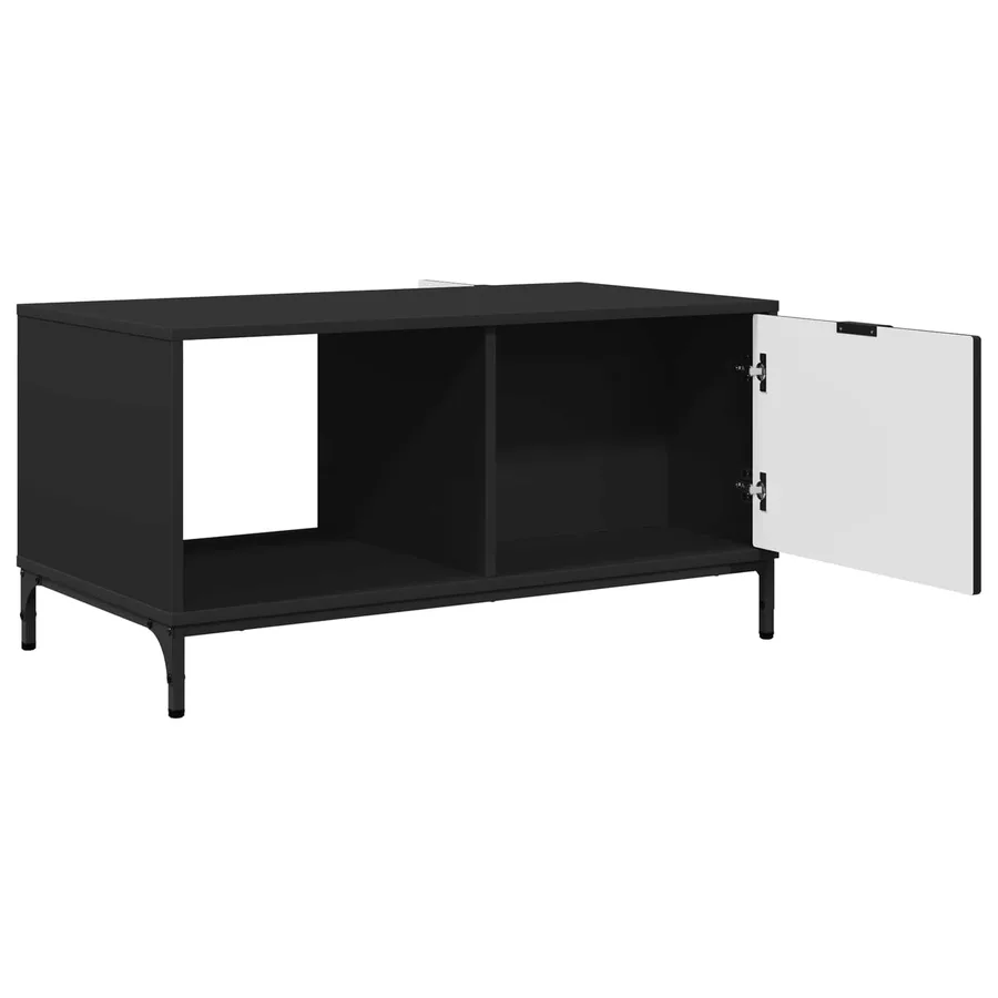 Table basse Chêne noir 90 x 49 x 46 cm Bois d'ingénierie - 5