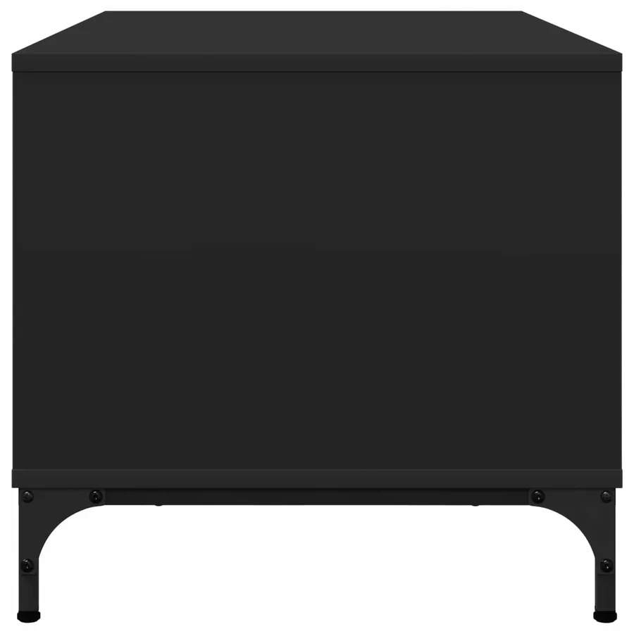 Table basse Chêne noir 90 x 49 x 46 cm Bois d'ingénierie - 7