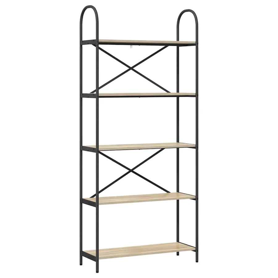 Étagère Chêne Sonoma 80 x 30 x 183 cm Bois d'ingénierie - 2