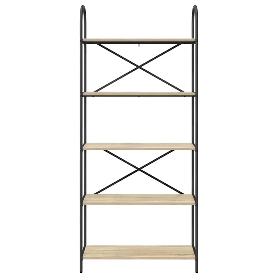 Étagère Chêne Sonoma 80 x 30 x 183 cm Bois d'ingénierie - 5