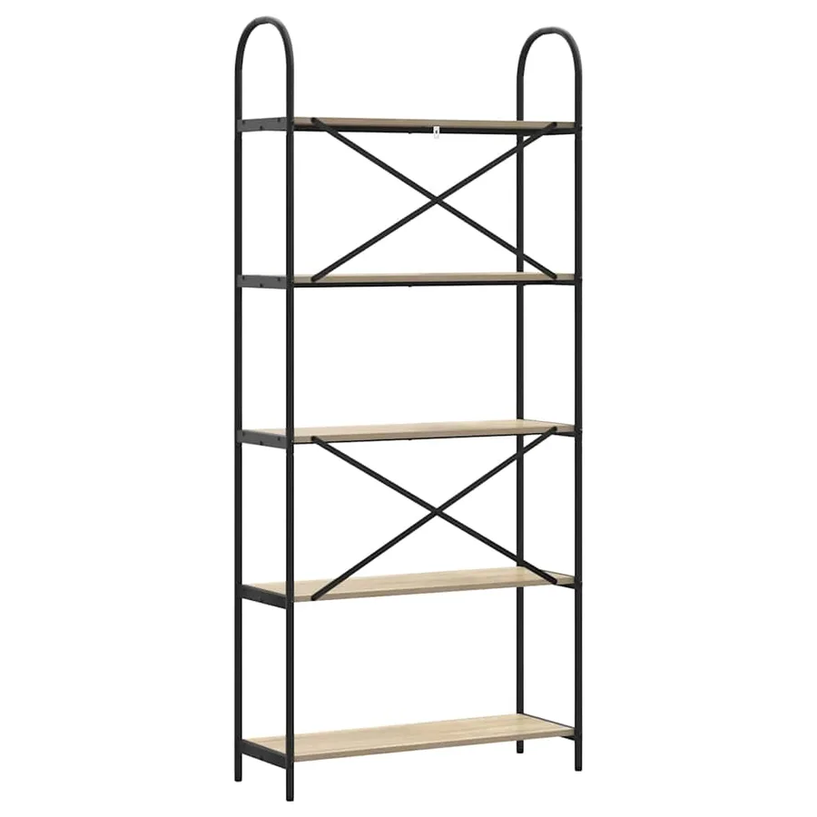 Étagère Chêne Sonoma 80 x 30 x 183 cm Bois d'ingénierie - 7