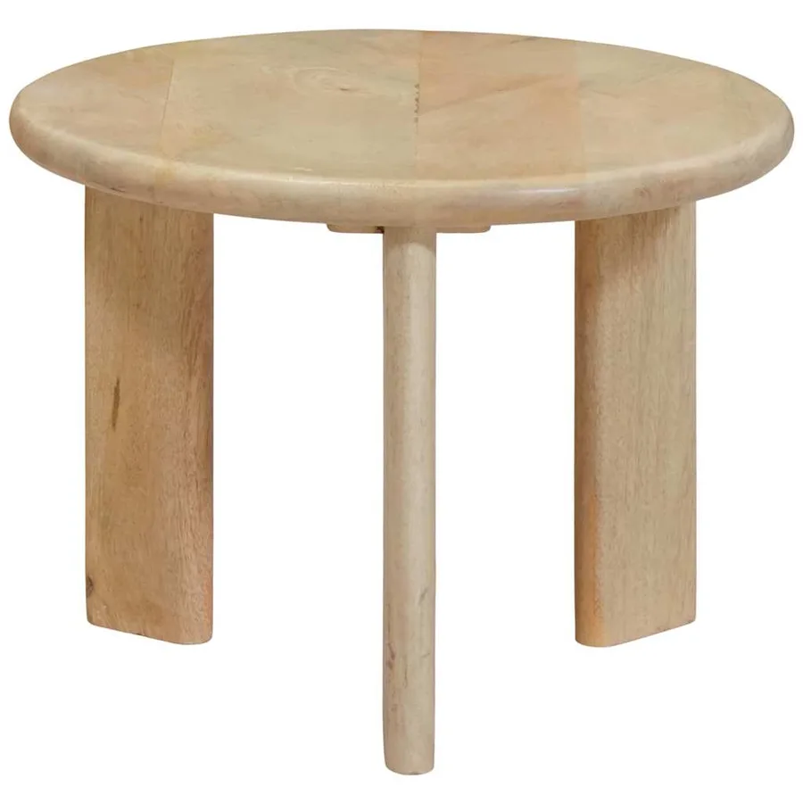 Tables basses gigognes 2 pcs Noir Bois de mangue massif - 4