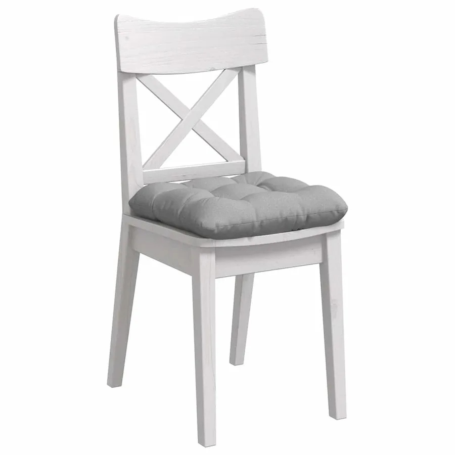 Coussins de siège 4 pcs Gris nuage 40 x 40 x 12 cm tissu - 3