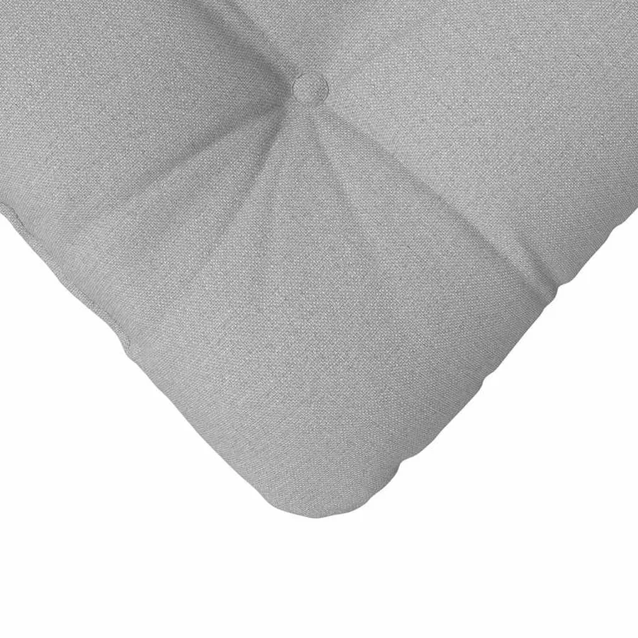 Coussins de siège 4 pcs Gris nuage 40 x 40 x 12 cm tissu - 9