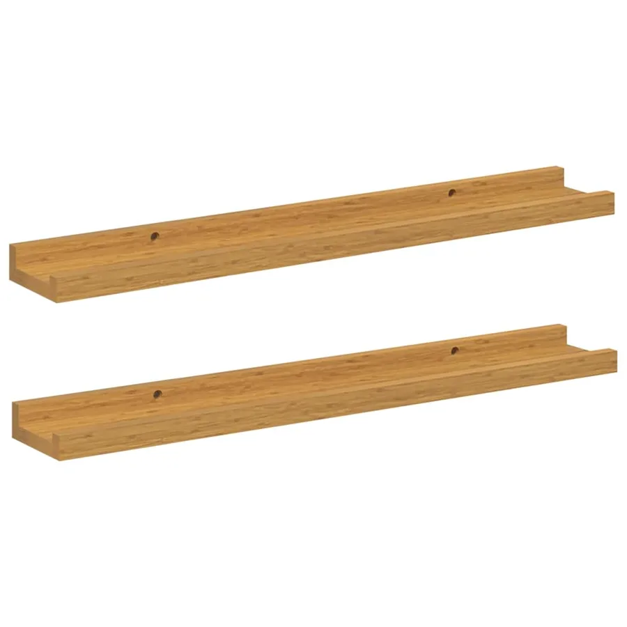 Étagère Murale Montage mural 2 pcs Beige 60 x 9 x 3 cm - 2
