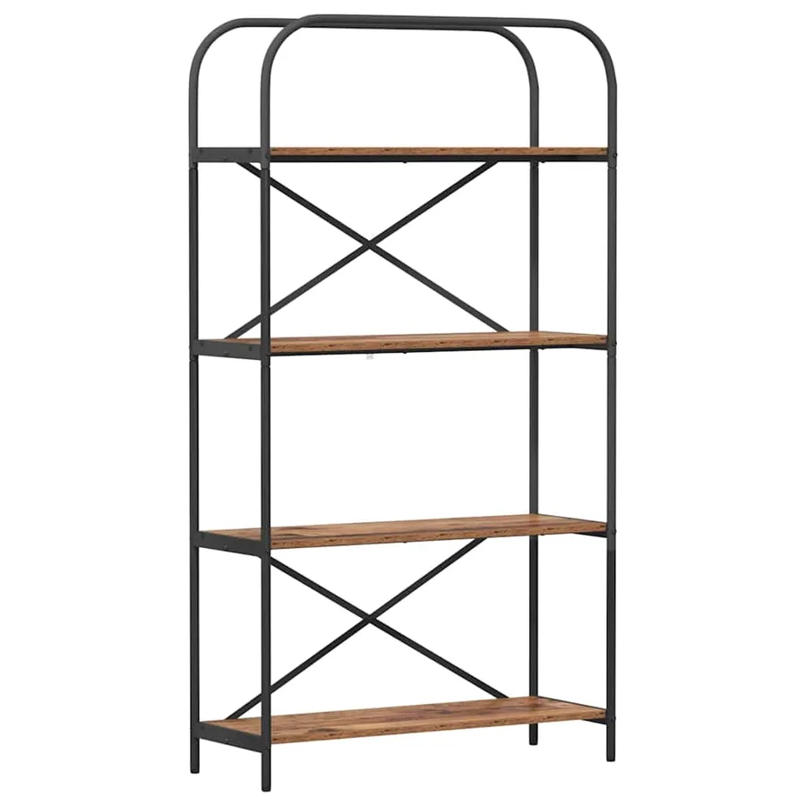 Étagère Bois ancien 80 x 30 x 146 cm Bois d'ingénierie - 2