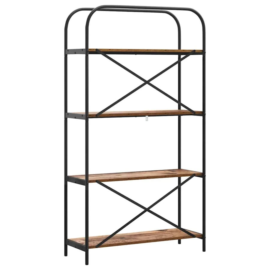 Étagère Bois ancien 80 x 30 x 146 cm Bois d'ingénierie - 7