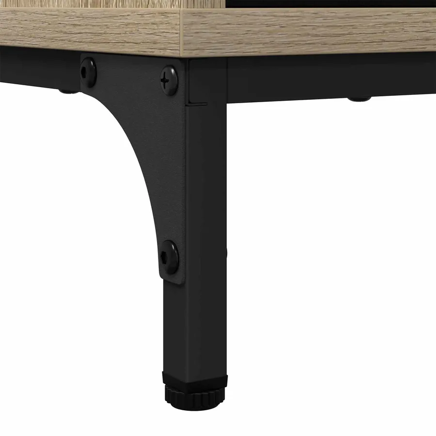 Buffet Chêne Sonoma 69,5 x 33 x 82 cm Bois d'ingénierie - 10
