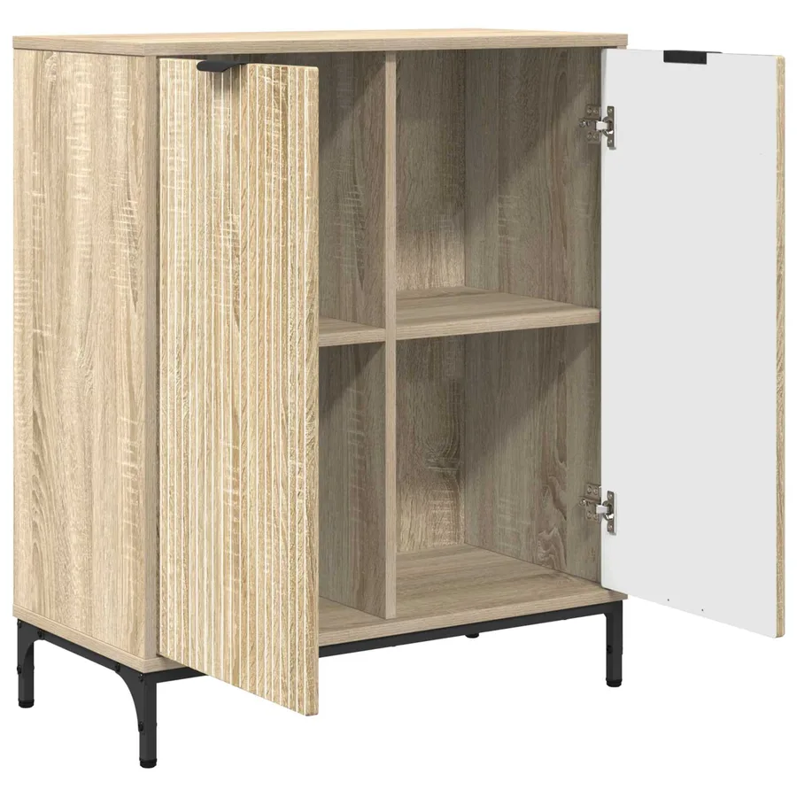 Buffet Chêne Sonoma 69,5 x 33 x 82 cm Bois d'ingénierie - 5