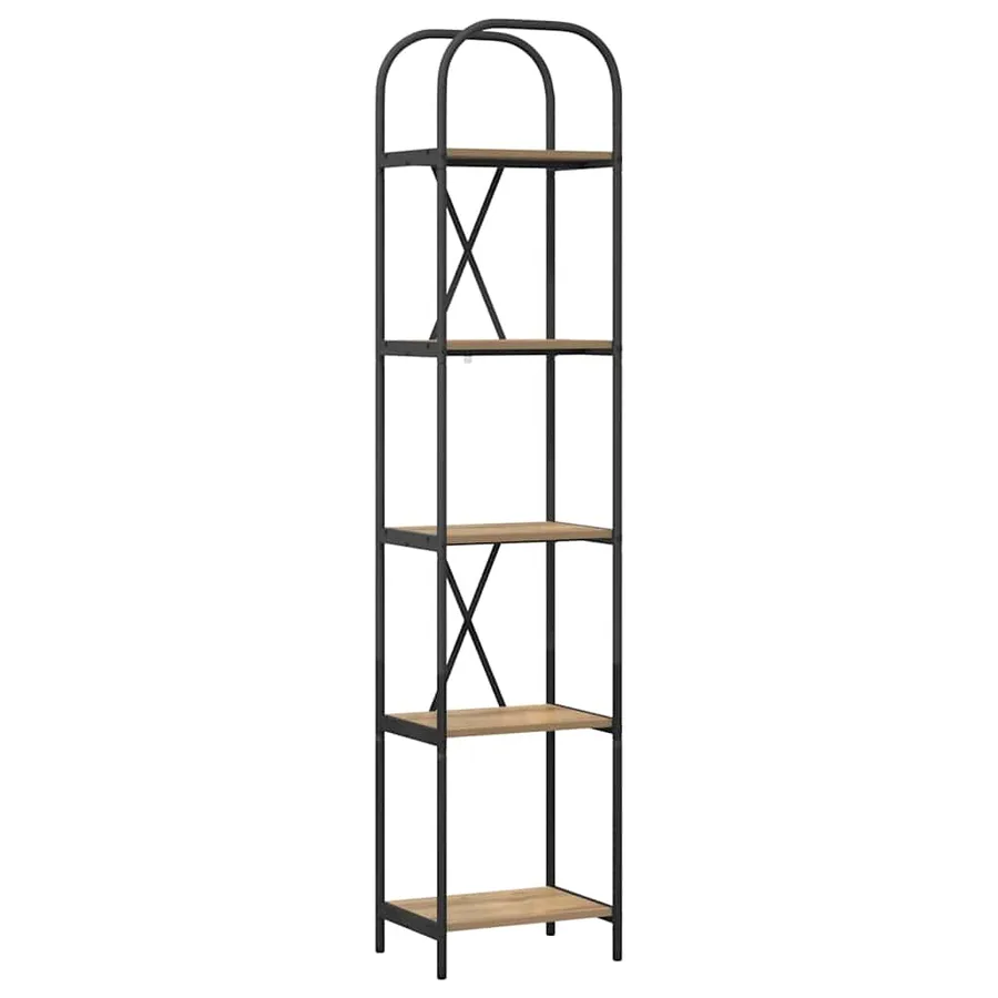 Étagère 5 niveaux 40 x 30 x 183 cm Bois d'ingénierie - 2