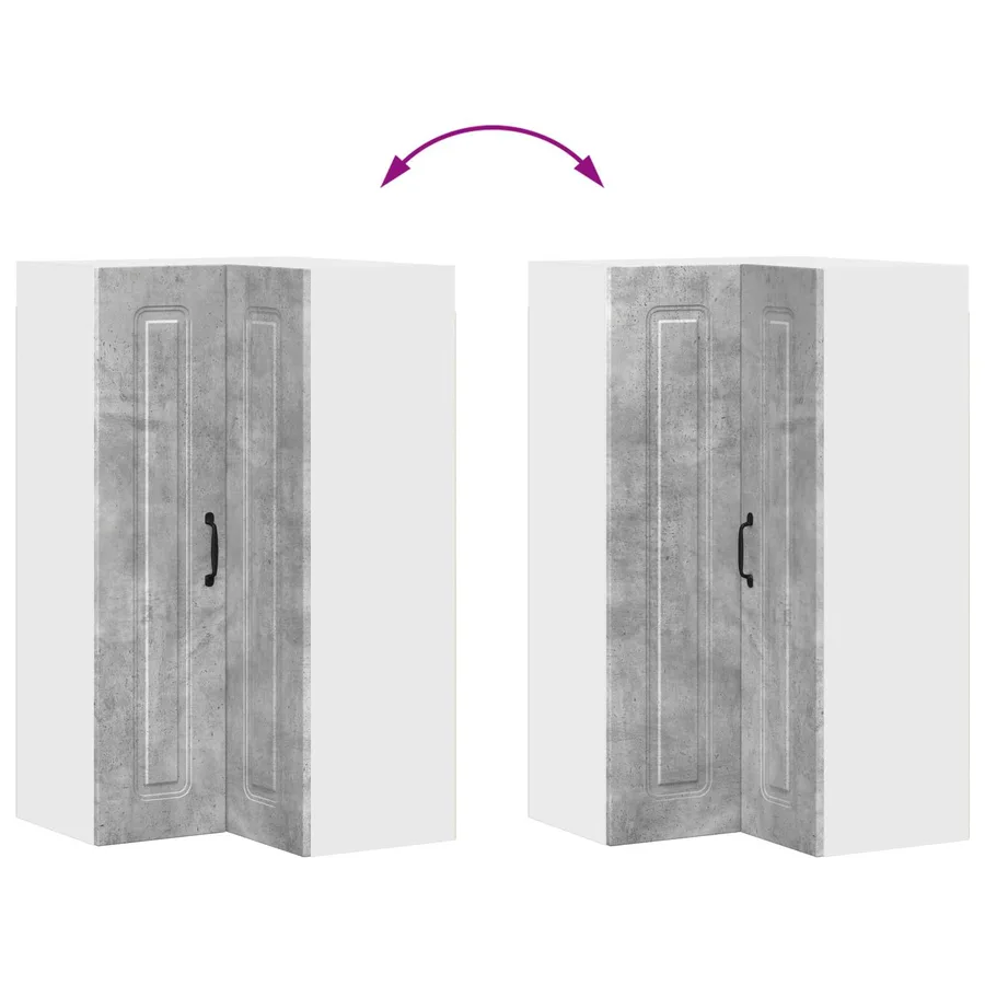 Panneau de lave-vaisselle Kalmar Gris béton 57 x 57 x 100 cm - 11