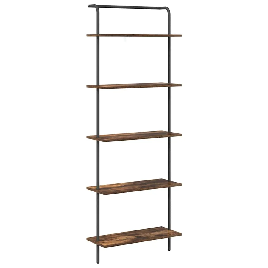 Étagère Chêne fumé 60 x 24 x 168 cm Bois d'ingénierie - 2