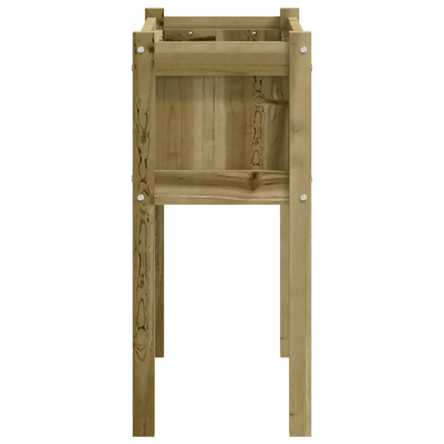 Jardinières 2 pcs avec pieds bois de pin imprégné - 6