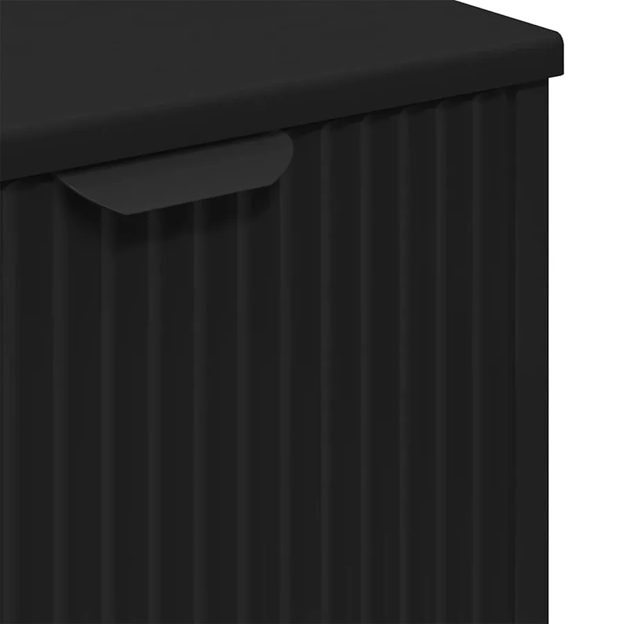 Ensemble de mobilier de salle de bain avec tiroir 3 pcs Noir - 11