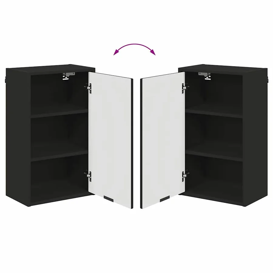 Ensemble de mobilier de salle de bain avec tiroir 3 pcs Noir - 13
