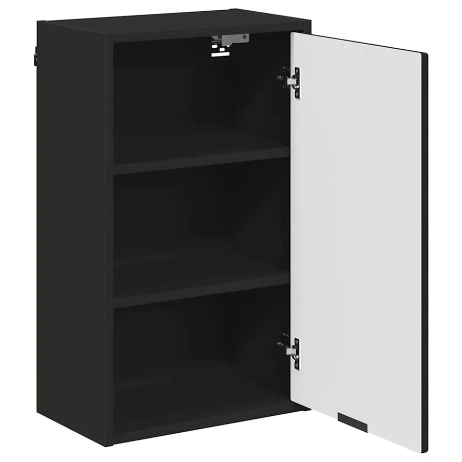 Ensemble de mobilier de salle de bain avec tiroir 3 pcs Noir - 7