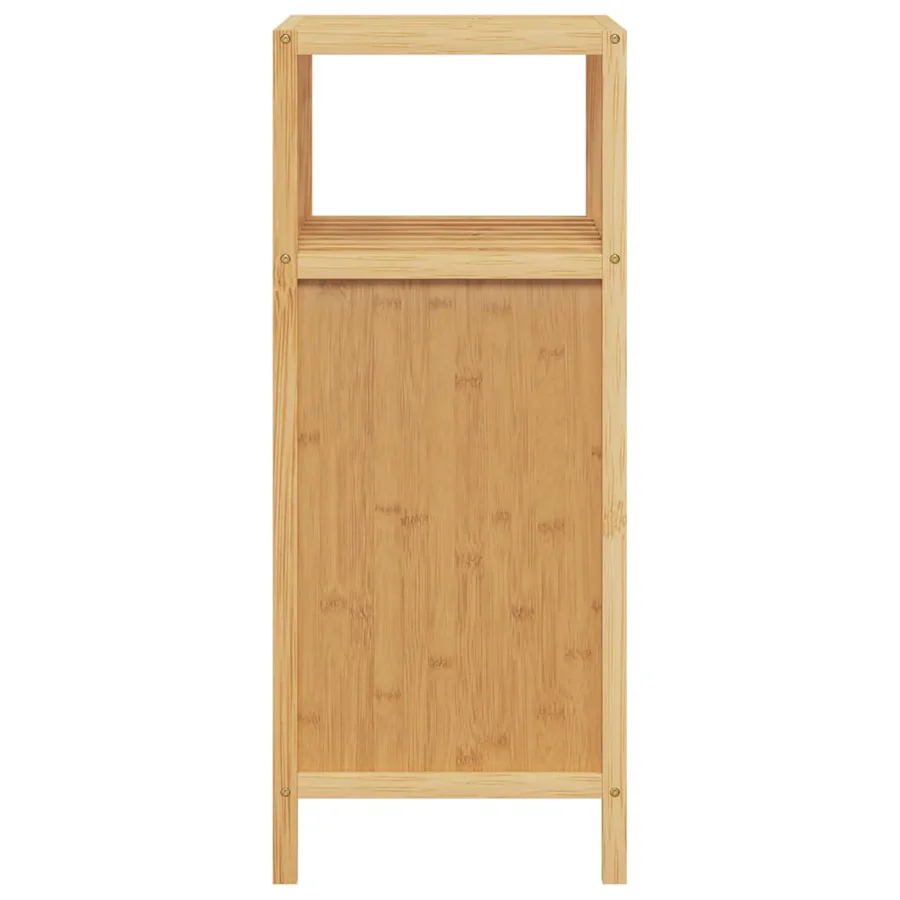 Armoire de salle de bain avec étagère 36x33x87 cm bambou - 4