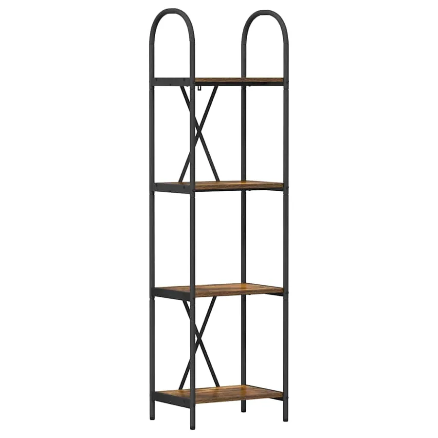 Étagère Chêne fumé 40 x 30 x 146 cm Bois d'ingénierie - 2