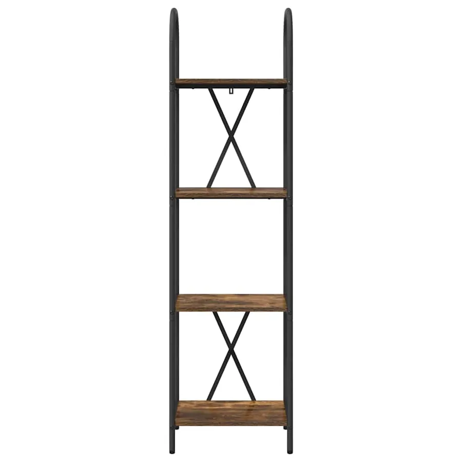 Étagère Chêne fumé 40 x 30 x 146 cm Bois d'ingénierie - 5