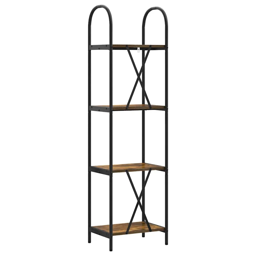 Étagère Chêne fumé 40 x 30 x 146 cm Bois d'ingénierie - 7