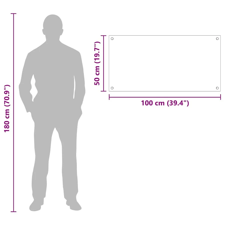 Crédence de cuisine Noir 100 x 50 cm verre trempé - 8
