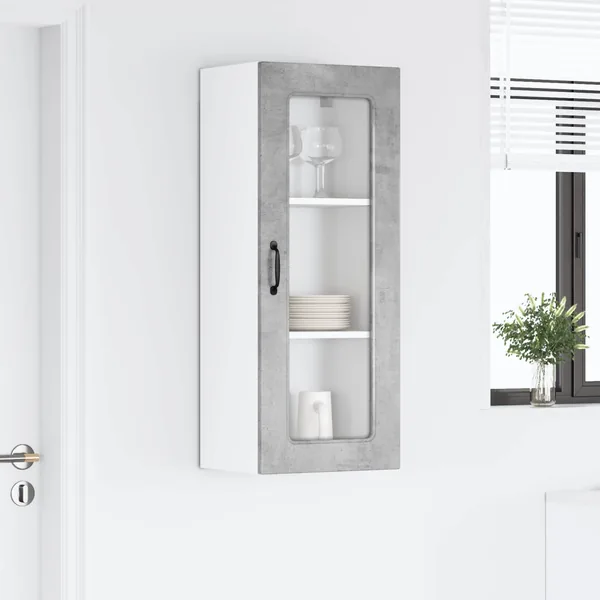 Panneau de lave-vaisselle Kalmar Gris béton 40 x 31 x 100 cm