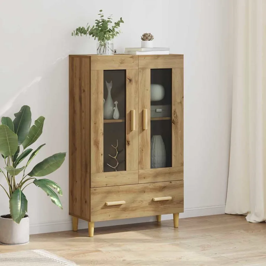 Haut Armoire Chêne artisanal 70 x 31 x 115 cm Bois d'ingénierie