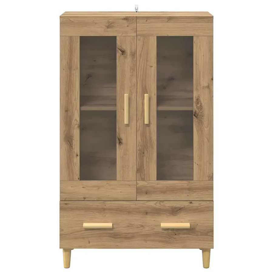Haut Armoire Chêne artisanal 70 x 31 x 115 cm Bois d'ingénierie - 6