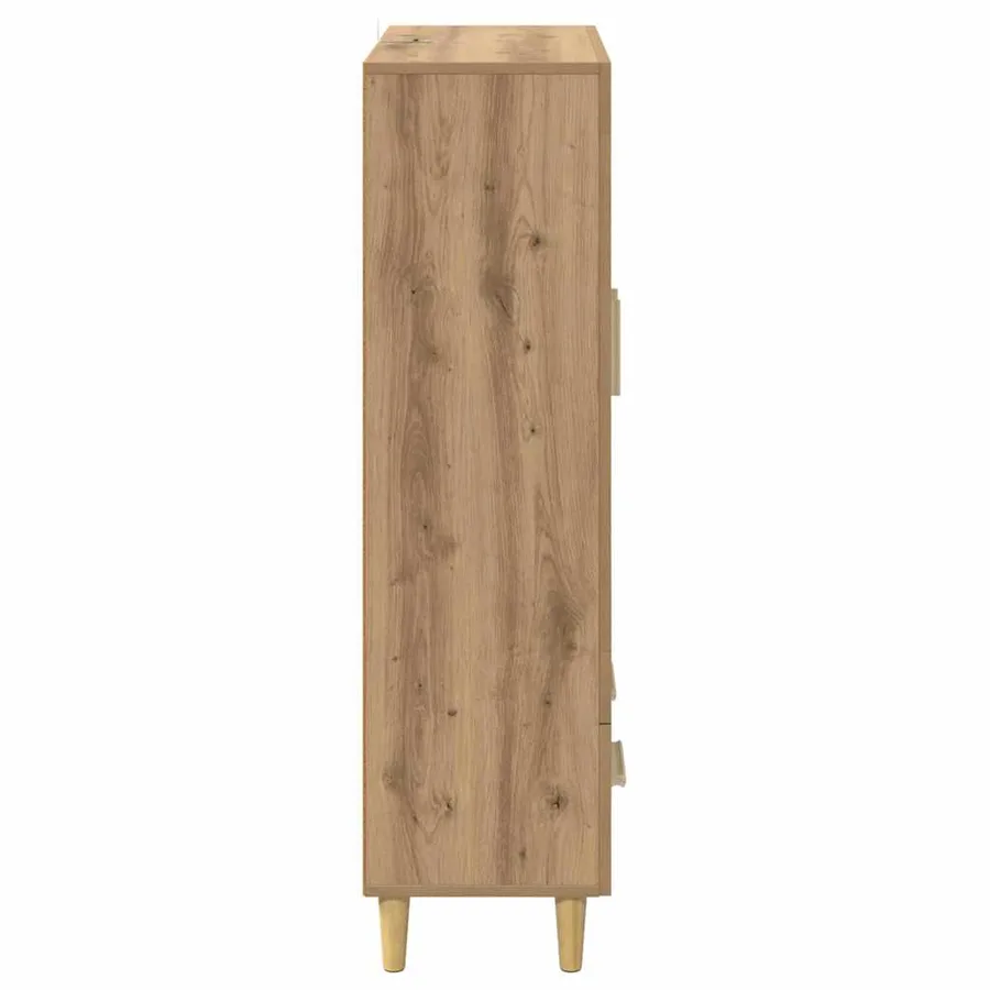 Haut Armoire Chêne artisanal 70 x 31 x 115 cm Bois d'ingénierie - 7