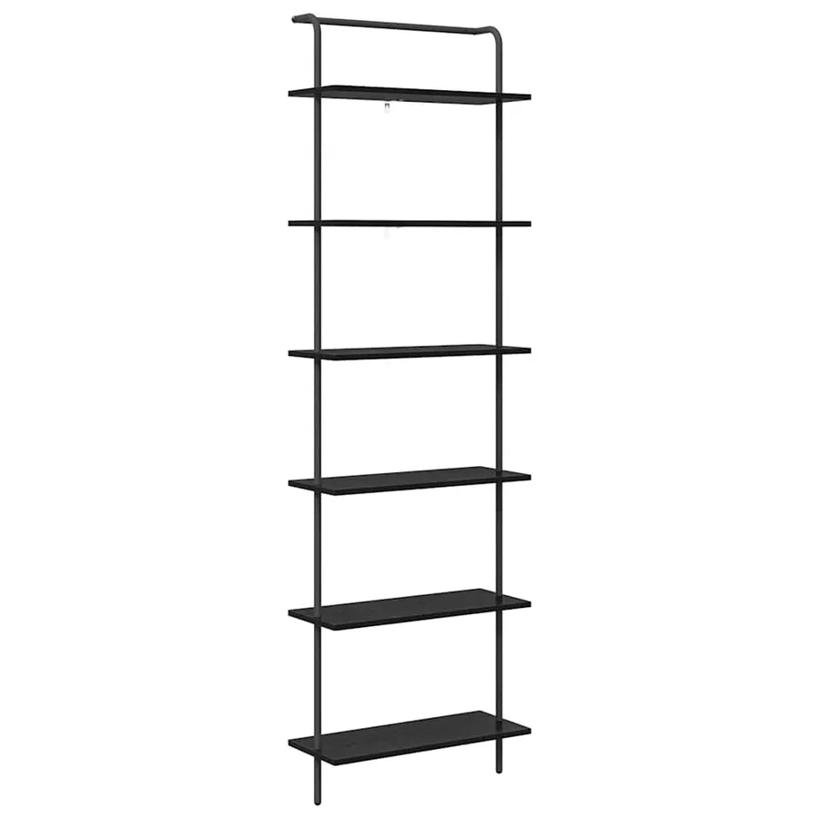 Étagère Chêne noir 60 x 24 x 203 cm Bois d'ingénierie - 2