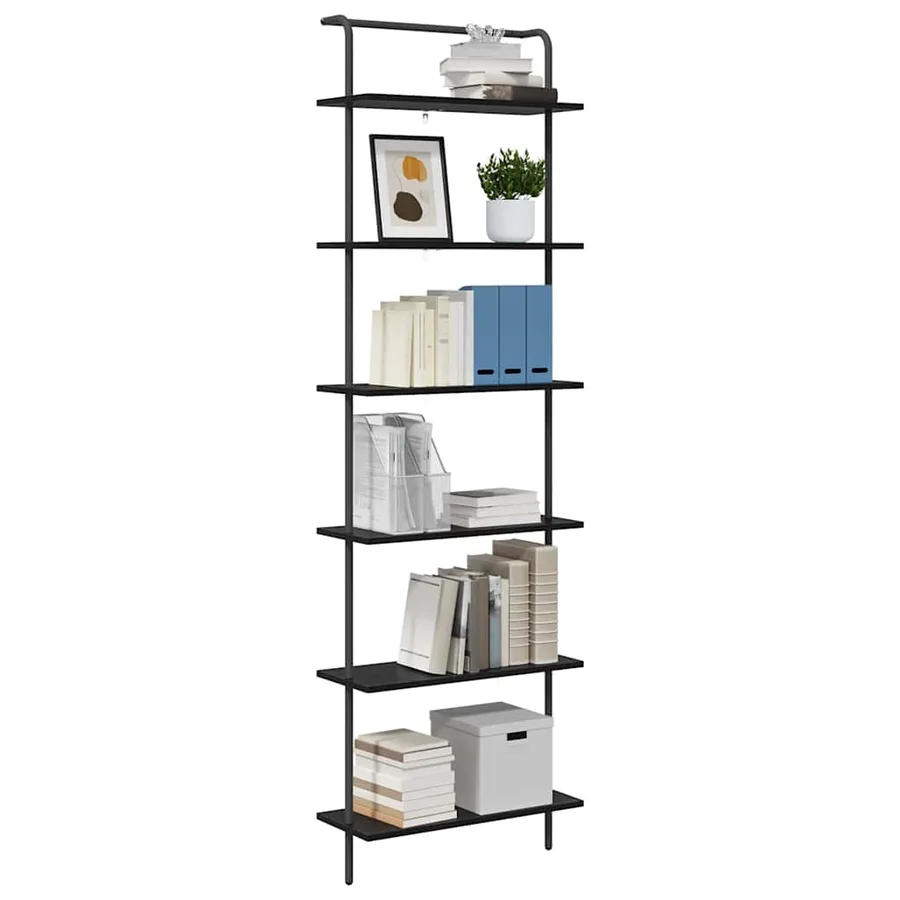Étagère Chêne noir 60 x 24 x 203 cm Bois d'ingénierie - 3