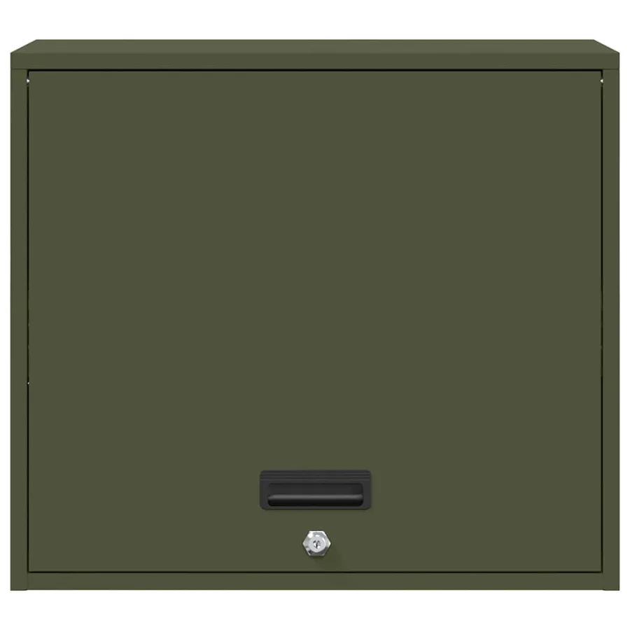 Armoire murale pour garage Vert olive 60 x 40 x 53 cm - 6