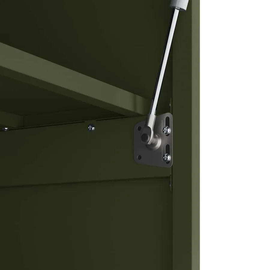 Armoire murale pour garage Vert olive 60 x 40 x 53 cm - 9