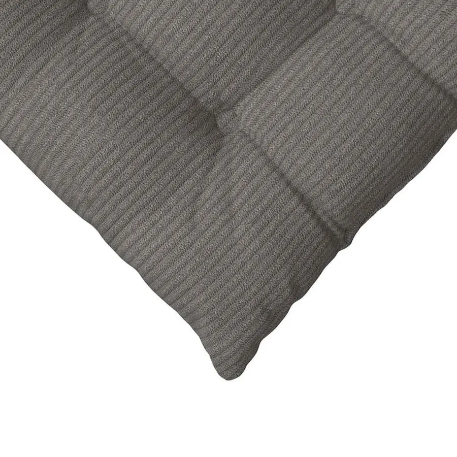 Coussins de siège 4 pcs Gris clair 40 x 40 x 6 cm - 9